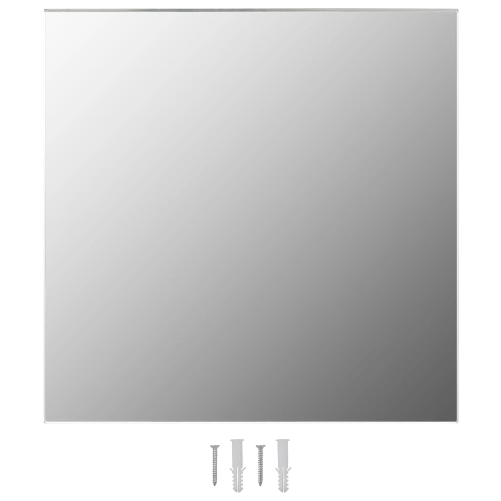 manoga CH | 3051622 Wandspiegel 2 Stk. 50x50 cm Quadratisch Glas