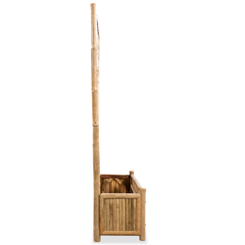 manoga CH | 43714 Hochbeet mit Spalier Bambus 70 cm