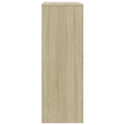 manoga CH | 800669 Sideboard 6 Schubladen Sonoma-Eiche 50x34x96 cm Holzwerkstoff