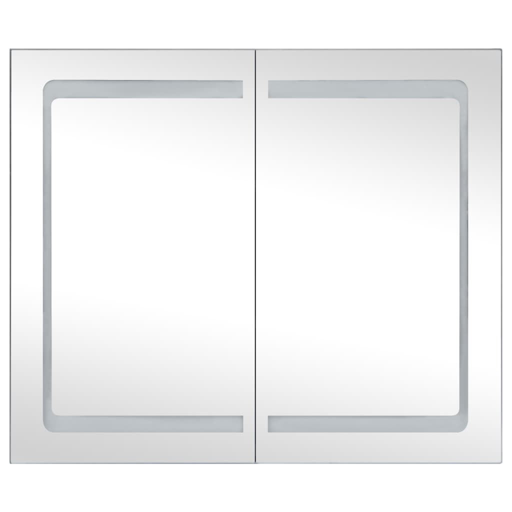 manoga CH | 325545 LED-Spiegelschrank fürs Bad 80x12,2x68 cm