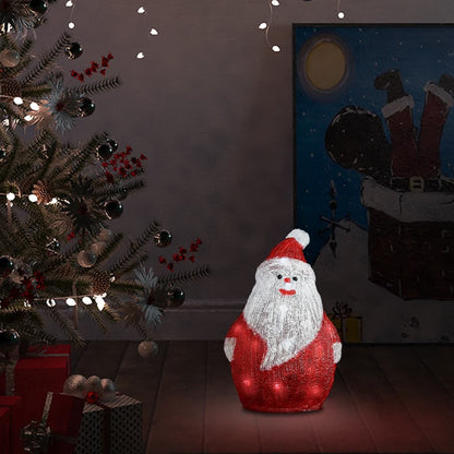 manoga CH | 328786 LED-Weihnachtsmann Acryl Indoor und Outdoor 28 cm