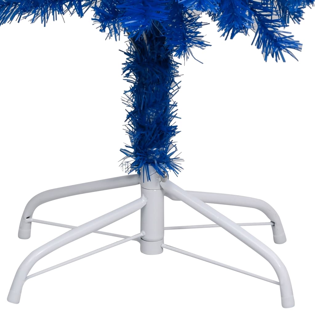 manoga CH | 3077682 Künstlicher Weihnachtsbaum Beleuchtung & Kugeln Blau 210 cm