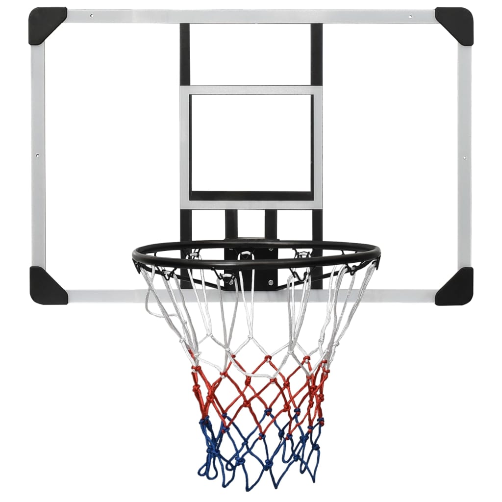 manoga CH | 93669 Basketballkorb Transparent 90x60x2,5 cm Polycarbonat